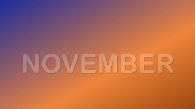business word cloud name of the months