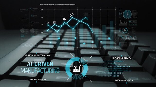 AI-driven manufacturing boosts industrial automation through IoT, cloud, and data analytics. Manufacturing process and factory output are optimized with smart feedback and AI. Marrow