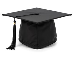 黒の卒業帽、静寂の輝き