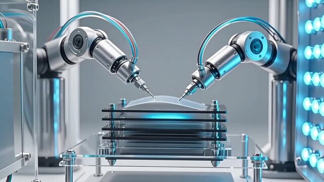 Hydrogen Fuel Cell Stack Precision Assembly