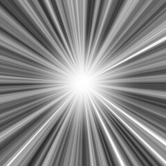 放射状に光る集中線の背景イラスト