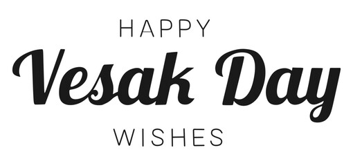 Vesak Day inscription vector for Vesak Day eps 1
