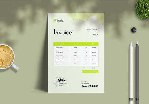 Simple Creative Invoice