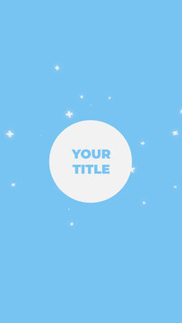 Modern Tech Text Animation Title Vertical Format