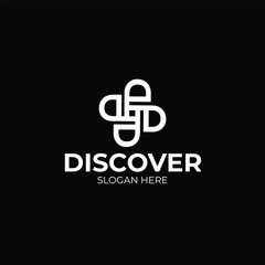 Obraz premium Minimal D Letter Logo.