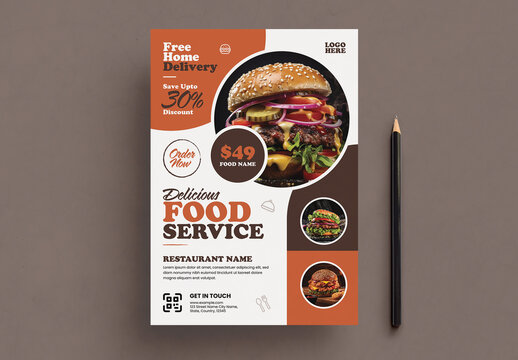 Food Menu Flyer Template