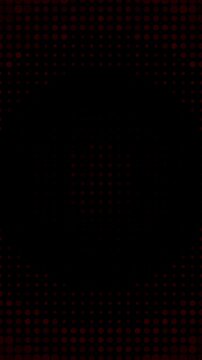 Red dots pattern digital halftone abstract dynamic loop