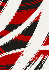 Abstract trendy ink style artistic banner template . Design for cover, invitation, banner, placard, brochure, poster, card, flyer and other Vector illustration