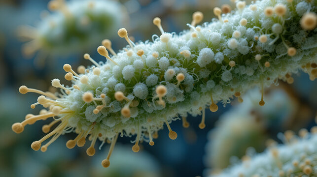 A Environmental bacteria macro shot of Pseudomonas aeruginosa