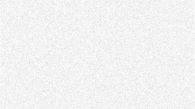 Abstract grey vector background with subtle grainy noise texture for retro design overlays. Grunge dust and scratches effect on white surface. Old film static tv screen pattern.