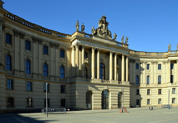 Historical Humboldt University in the Neighborhood Mitte in Berlin, the Capital of Germany