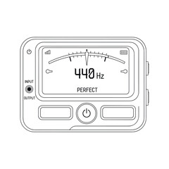 vintage radio isolated on white background