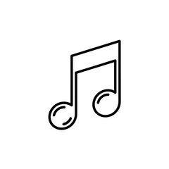 music icon on white