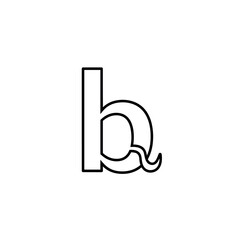 vector illustration of a black and white icon