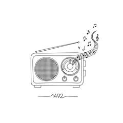 vintage radio cassette player