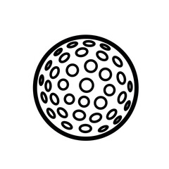 golf ball isolated on white