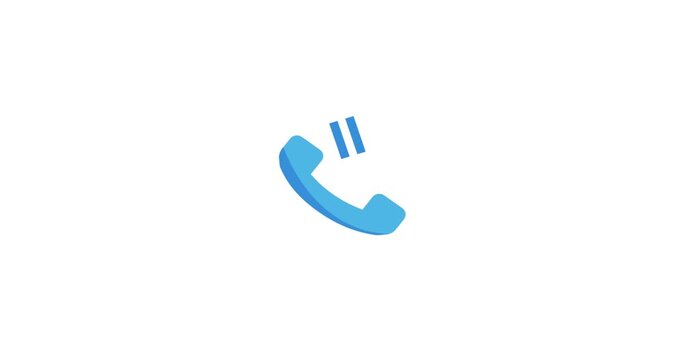 Call on Hold Telephone Waiting Animation