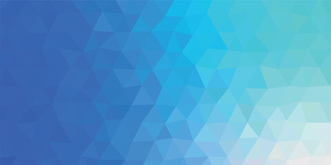 Luxury abstract blue polygon vector background. polygonal mosaic with blue gradient - Abstract geometric background - Low poly