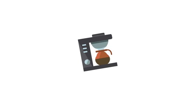 Vacuum Coffee Maker Siphon Brewer Animation