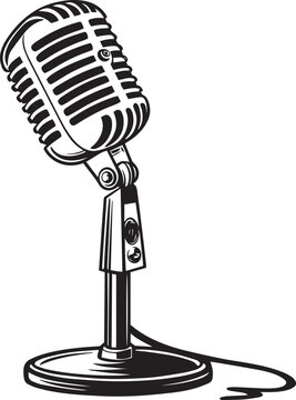 Classic Vintage Studio Microphone