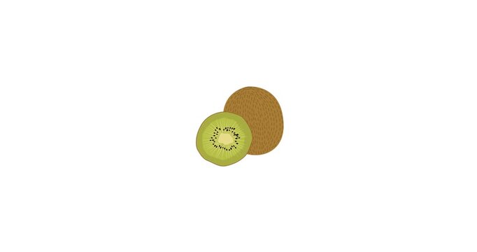 Kiwi Fruit Green Exotic Animation