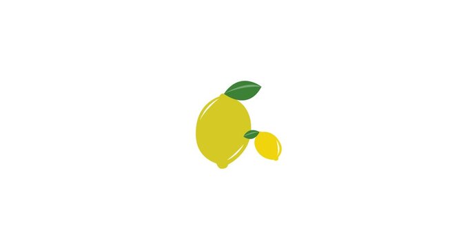 Lemon Fruit Citrus Sour Animation