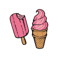 Make a Professional Ice Cream Vector