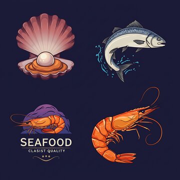 Ocean's Bounty: A Seafood Collection