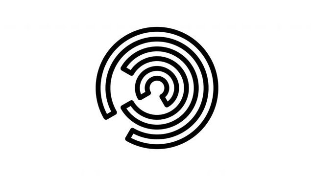 round chart animated icon