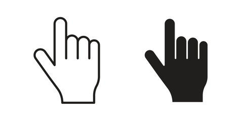 Fototapeta premium Cursor finger icon