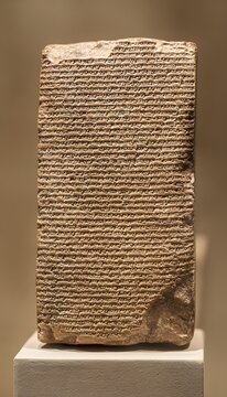 Ancient Sumerian Tablet Reveals Lost History Inscribed With Wedge Shaped Cuneiform Writing