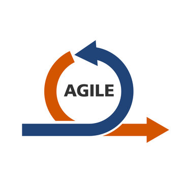 Agile Method icon isolated on white background
