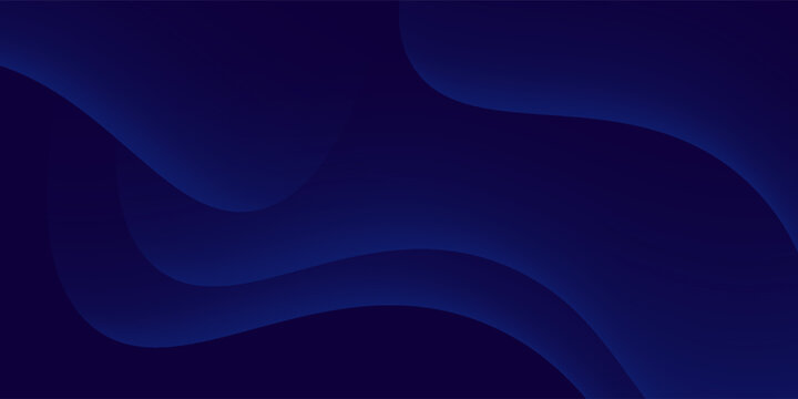 Blue luxury award background with elegant golden flowing curves and deep navy gradient for premium presentation design.  eps 10