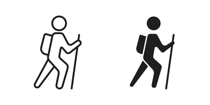 Hiking icon