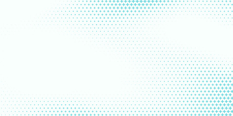 Medical healthcare seamless background. Green blue cross pattern. Repeating plus symbol wallpaper. Vector hospital pattern. Tech backdrop for presentation, banner, booklet, brochure, leaflet, poster