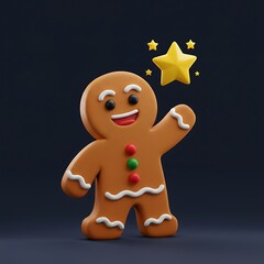 Gingerbread Stargazer