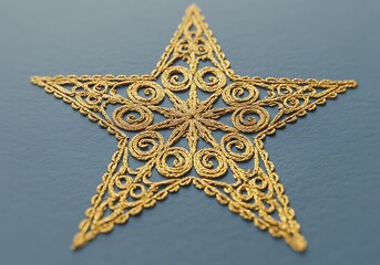 Golden Filigree Starburst