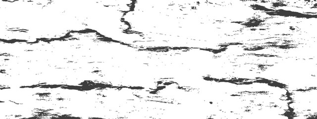 Fototapeta premium Monochrome Distressed Grunge Texture Abstract Background Vector Black and White Weathered Surface Overlay Element Graphic Resource