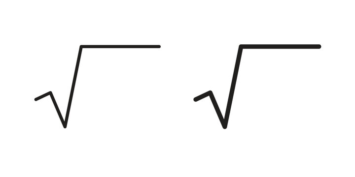 Square root icon