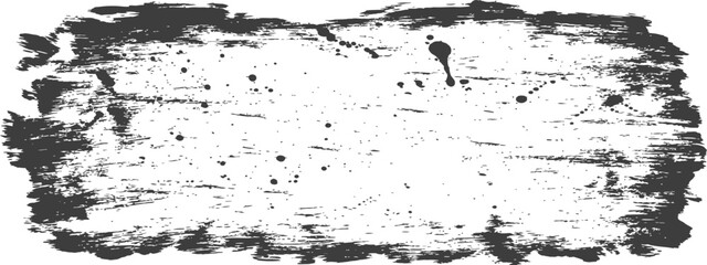 Fototapeta premium Distressed Grunge Paint Brush Stroke and Ink Splatter Texture Background Element