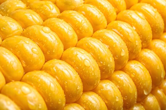 Corn kernels close‑up
