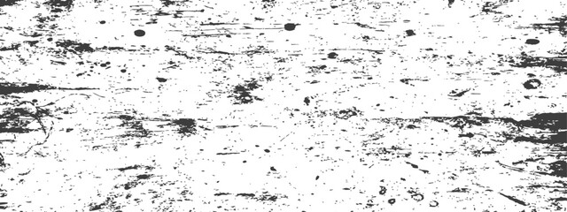 Fototapeta premium Grunge Distressed Texture Background Vector Black White Rough Scratch Overlay Element