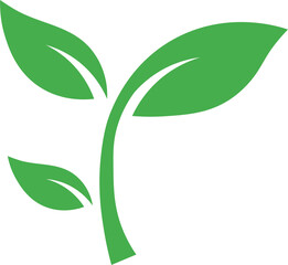 Plant Sprout Icon. Eco and Environment Symbol. Nature