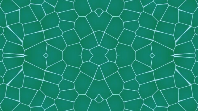 Teal mosaic tile pattern background texture.