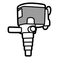 simple mini aquarium water pump, editable lines