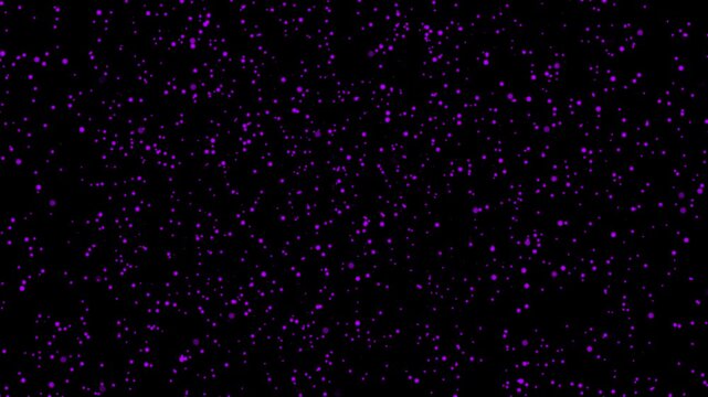 Purple Particles Falling Against Black Background Abstract Background image photo