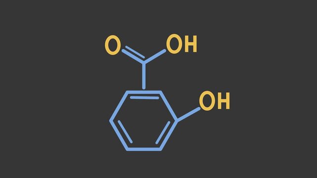 Molecular Marvel: A visual exploration of the organic chemical structure, showcasing intricate bonds and the fundamental composition of a key compound.