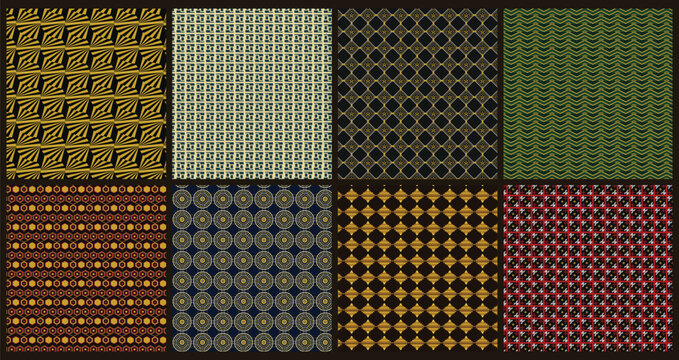 Geometric pattern in art deco style