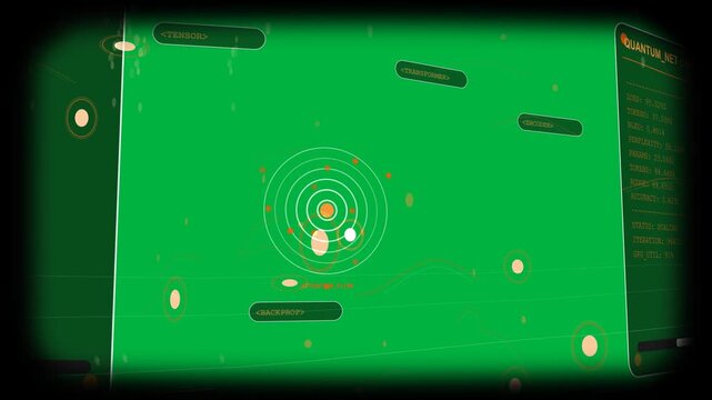 Camera panning causing ring pulsing, nodes drifting, panels sliding on transparent bg to show stats