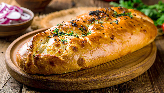 Tajik qurutob yogurt bread